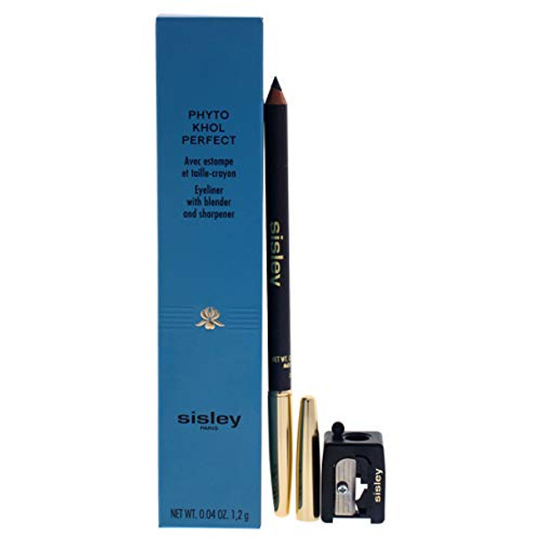 Sisley Phyto Khol Perfect Eyeliner with Blender and Sharpener, No.3 Steel, 1.2 g/0.04 Ounce