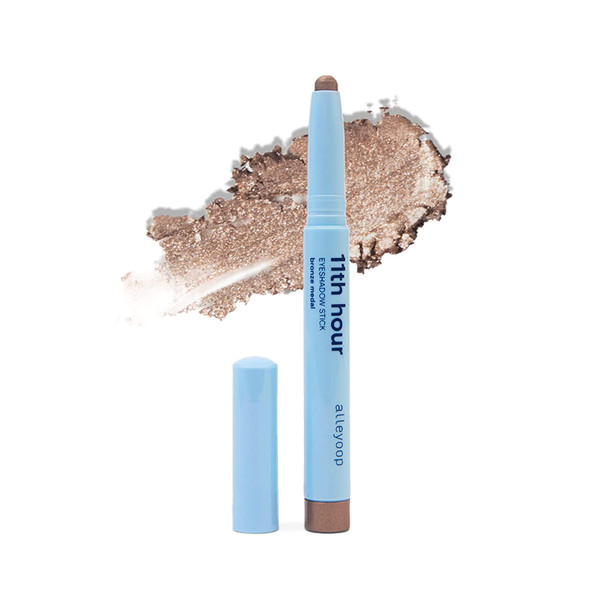 Alleyoop 11th Hour Cream Eyeshadow Sticks - Bronze Medal (Shimmer) - Award-winning - Smudge-Proof & Crease Proof for Over 11 Hours - Easy-To-Apply and Compact for Travel - Cruelty-Free & Vegan, 0.05 Oz