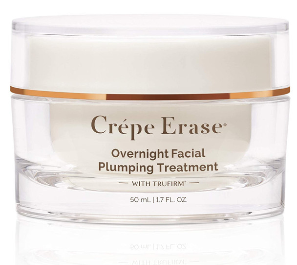 Crepe Erase Advanced , Overnight Plumping Facial Treatment With Trufirm Complex & 9 Super Hydrators , 1.7 Oz