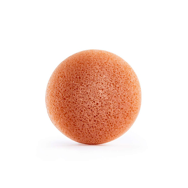 Honest Beauty Gentle Konjac Sponge with Pink Kaolin Clay | Paraben Free, Dermatologist Tested, Cruelty Free | 1 Sponge