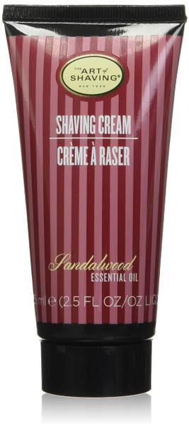 The Art of Shaving Shaving Cream Tube, Sandalwood, 2.5 fl. oz