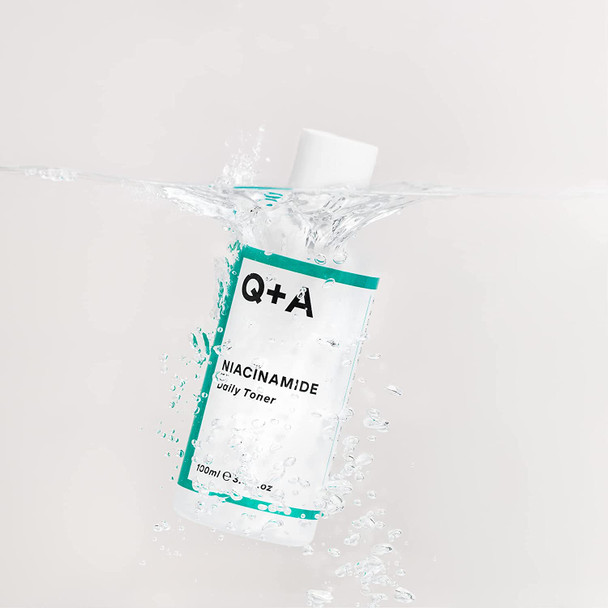 QA Niacinamide Daily Toner. A face Toner to Calm breakouts and deClog pores. 100ml/3.4fl.oz