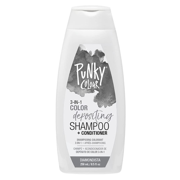 Punky Diamondista 3in1 Color Depositing Shampoo  Conditioner with Shea Butter and Pro Vitamin B that helps Nourish and Strengthen Hair 8.5 oz