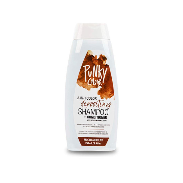 Punky Mochanificent 3in1 Color Depositing Shampoo  Conditioner with Shea Butter and Pro Vitamin B that helps Nourish and Strengthen Hair 8.5 oz