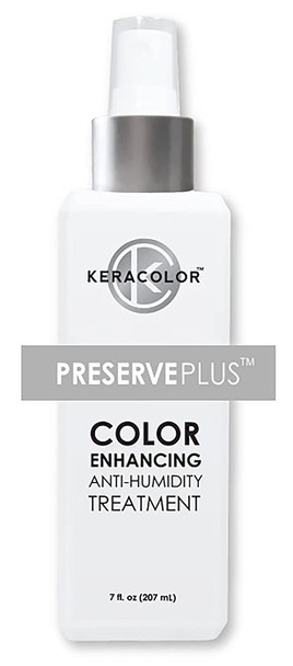 Keracolor Preserve Plus Color Enhancing AntiHumidity Treatment Prevents Frizz Heat Protectant 7 fl. oz.