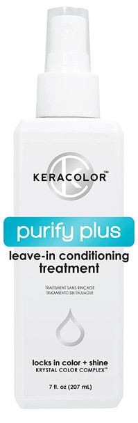 Keracolor Leave in Conditioner for Color Treated Hair with Coconut Oil  Paraben Gluten and Vegan Free