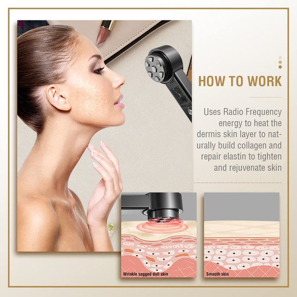 RF Radio Frequency Machine | Face and Neck Firming | Defying Puffiness | Promote Absobtion | Reduce Fine Lines | Facial Toning | Heat and Cold | Vibration | Facial Sculpting Wand High Frequency RF Radio Frequency Machine | Face and Neck Firming | Defying Puffiness | Promote Absobtion | Reduce Fine Lines | Facial Toning | Heat and Cold | Vibration | Facial Sculpting Wand High Frequency