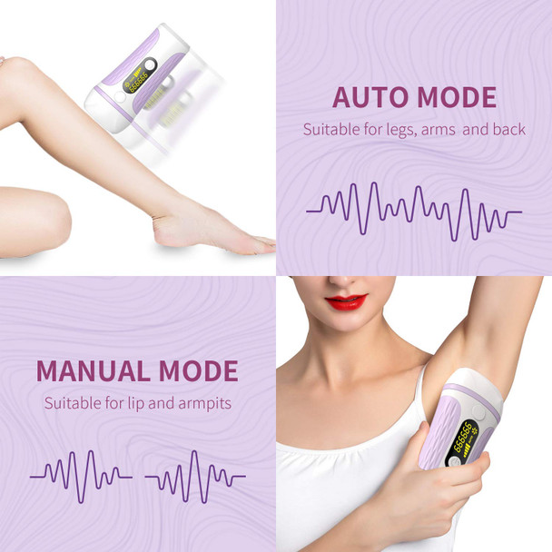 TUMAKOU Painless Permanent Hair Removal Device for Women & Men - UPGRADE to 999,999 Flashes - Hair Remover System for Wholebody Home Use