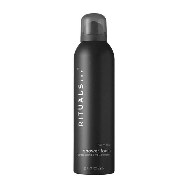 RITUALS Homme Classic Foaming Shower Gel - Body Wash with Cedar Wood & Vitamin E Complex - 6.7 Fl Oz