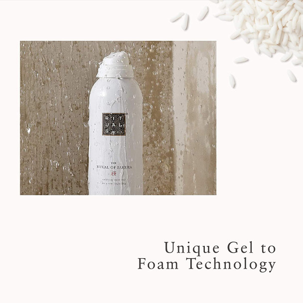 Unique gel to foam technology Unique gel to foam technology