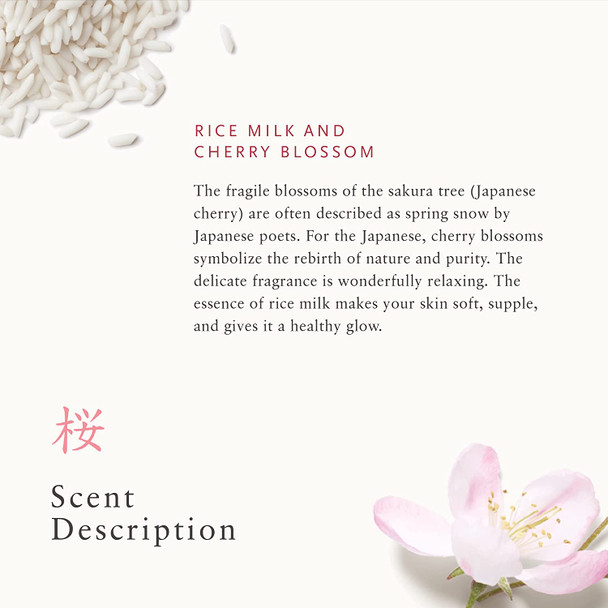 Rice milk and cherry blossom