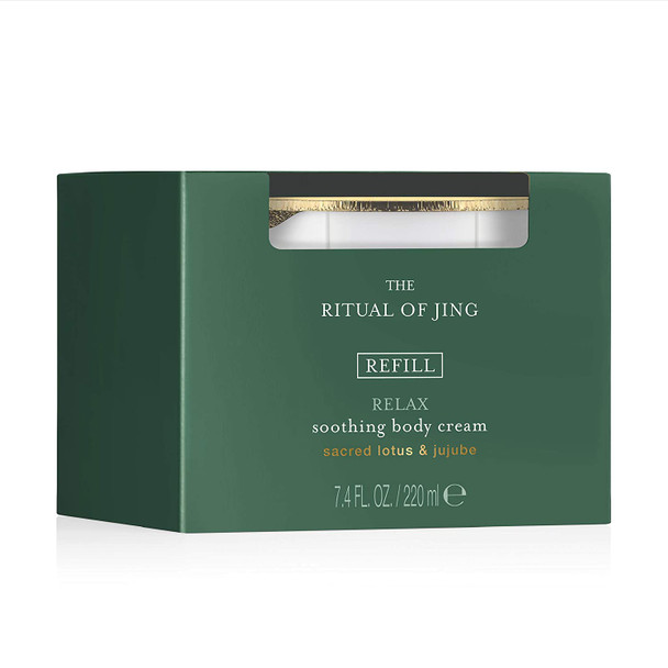 RITUALS Jing Body Cream Refill - Nourishing Body Cream with Sunflower Oil, Sacred Lotus & Jujube - 7.4 Fl Oz