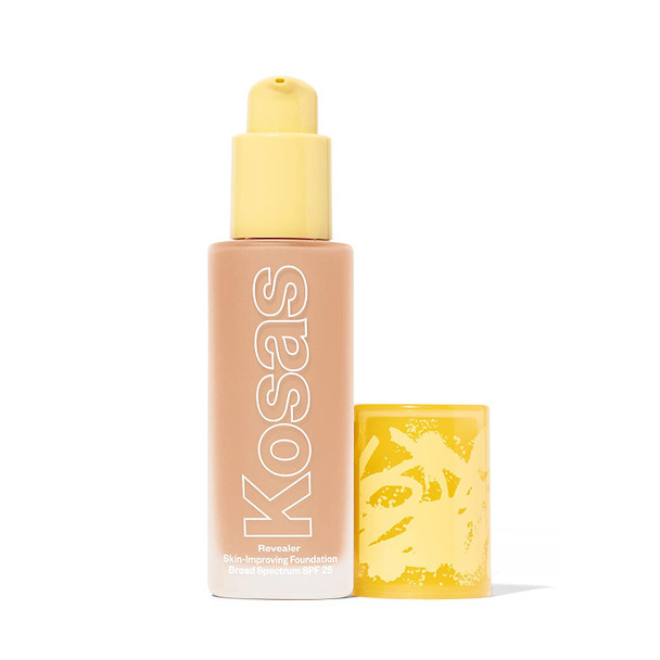 Kosas Revealer Skin-Improving Foundation with SPF 25 Protection - Clean Formula, Natural Finish, Smoothing Texture - Light Cool 150