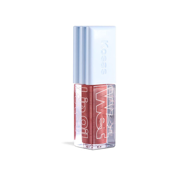 Kosas The Clean Start Set: Lip Balm + Lipstick + Lip Gloss (Pulse + Stardust + Dip)