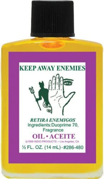 (1Pack) Indio Products Spiritual Anointing Oil- Keep Away Enemy 1/2oz