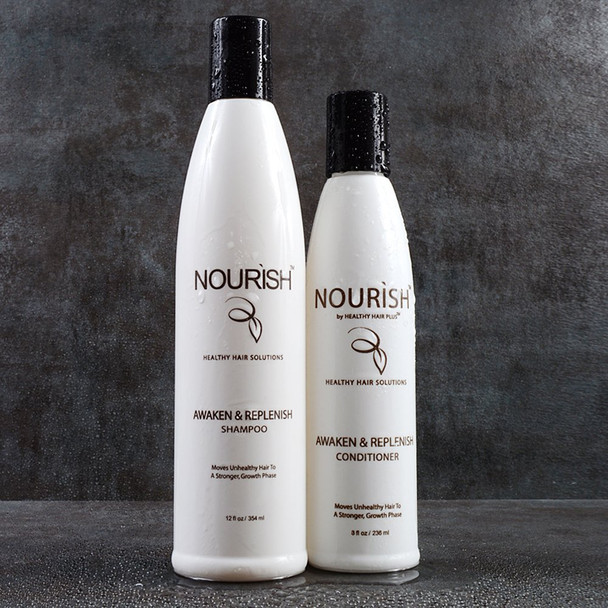 Nourish - Awaken and Replenish Combo  Hair Growth Shampoo & Conditioner for Thinning Hair Treatment