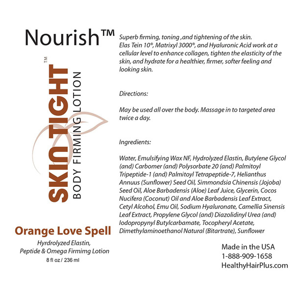 Skin Tight Body Firming Lotion -Orange Love Spell