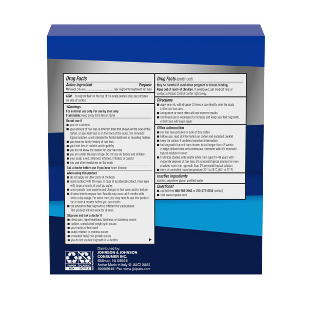 Rogaine Men's Extra Strength Hair Regrowth Treatment Unscented