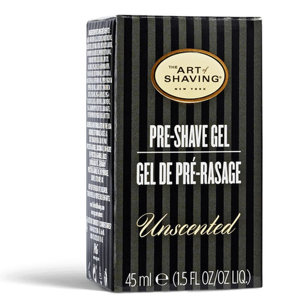 The Art of Shaving Pre Shaving Gel - Hydrating Gel Helps Soften & Lift Beard Hair, Protects Against Tug & Pull During Shave, Unscented, 1.5 Ounce