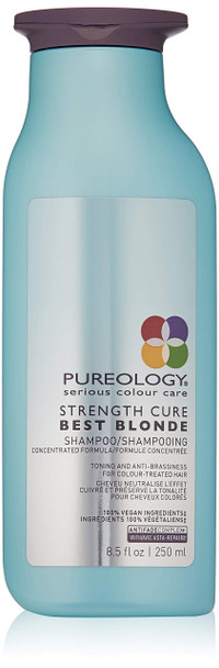Pureology Strength Cure Best Blonde Purple Shampoo | Restore & Tone | Sulfate-Free | Vegan