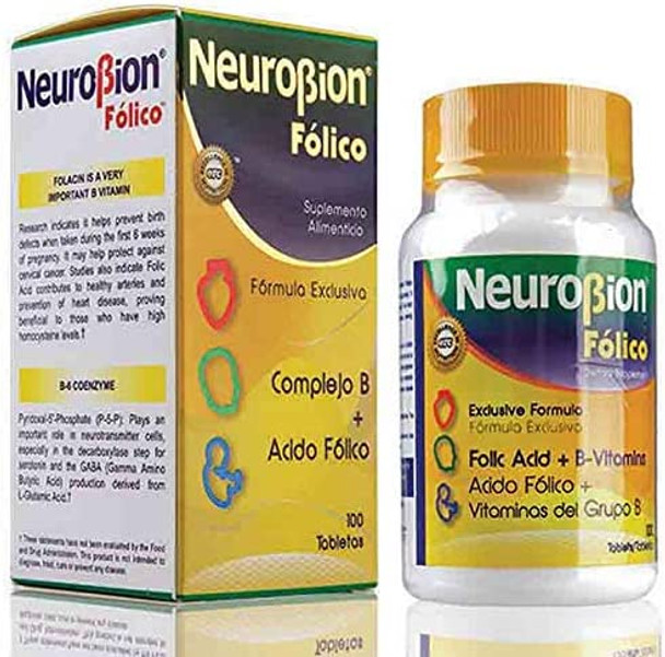 NeuroBion Folico B Complex 100 Tablets