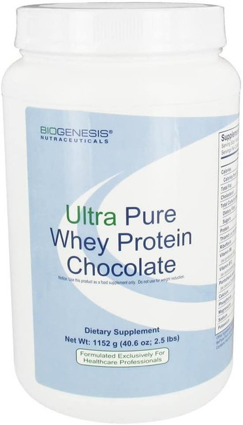 Biogenesis - Ultra Pure Whey Protein - Chocolate, 2 lb 8.6 oz (1152 g)