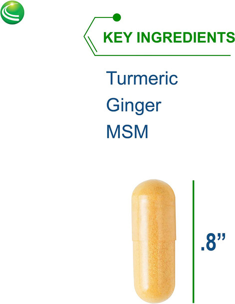 Nutra BioGenesis - ArthroGenx - Turmeric, Ginger and MSM to Help Support Joint Function and The Body's Normal Inflammatory Response - 150 Capsules