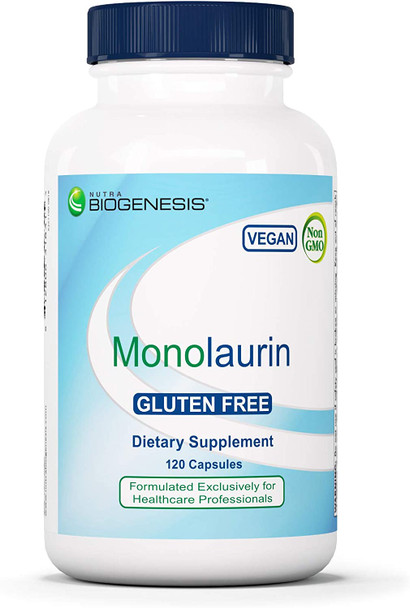 Nutra BioGenesis - Monolaurin - Vegan, Gluten Free, Non-GMO - 120 Capsules