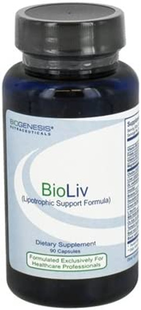 BioGenesis Nutraceuticals - BioLiv Lipotrophic Support Formula - 90 Capsules