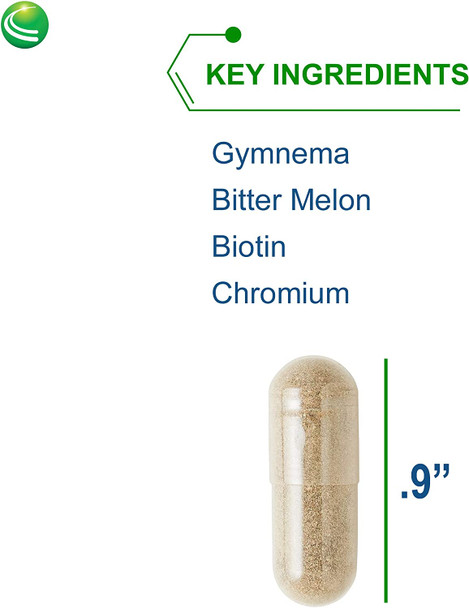 Nutra BioGenesis - Diabetone Plus - Gymnema, Bitter Melon, Biotin and Chromium to Help Support Metabolic Balance - 90 Capsules