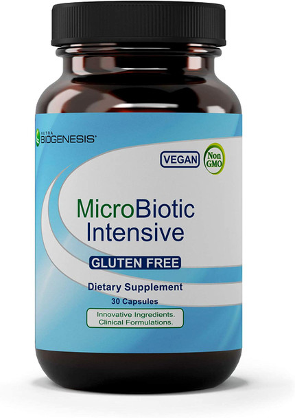 Nutra BioGenesis MicroBiotic Intensive Probiotic, 30 Capsules