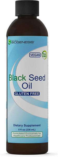 Nutra BioGenesis - Black Seed Oil - Black Cumin Seed Extract - Vegan, Gluten Free, Non-GMO - 8 Fluid Ounces