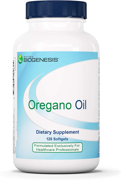 Nutra BioGenesis - Oregano Oil - Breathing and Digestive Support - 120 Capsules