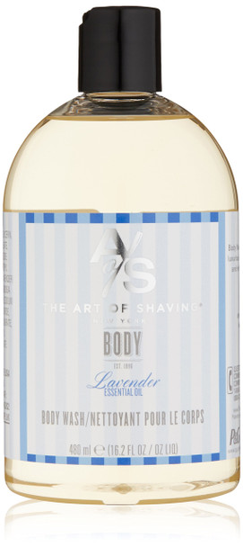 The Art of Shaving Mens Body Wash - Body Wash Men Creates a Rich Lather, Made Without Parabens & Phthalates, Lavender, 16.2 Ounce