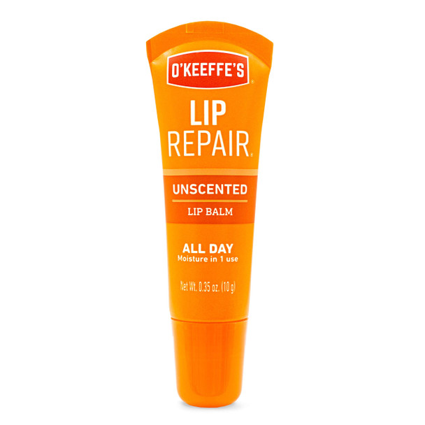 O'Keeffe's Unscented Lip Repair Lip Balm.35 Ounce Tube