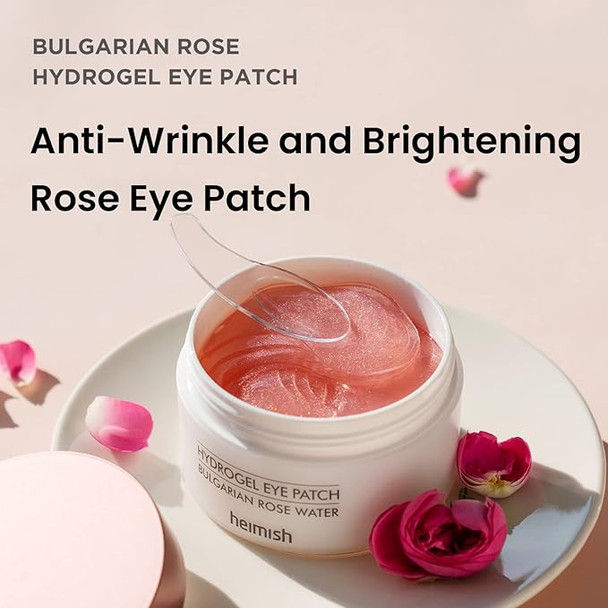 Heimish Bulgarian Rose Water Hydrogel Eye Patch 60 Ea