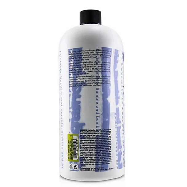 Bumble and Bumble Thickening Conditioner Pump Bottle 33.8 Fl Oz Bumble and Bumble Thickening Conditioner Pump Bottle 33.8 Fl Oz