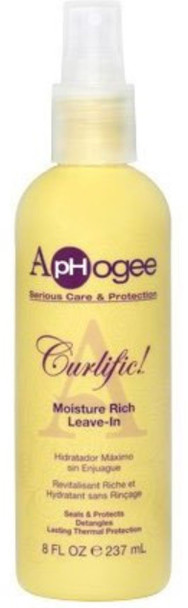 Aphogee Curlific Moisture Rich Leave-In, 8 oz (Pack of 3)