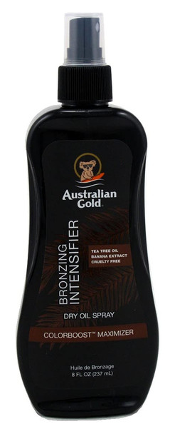 Australian Gold Intensifier Bronzing Dry Oil Spray 8 Ounce (235ml) (3 Pack)