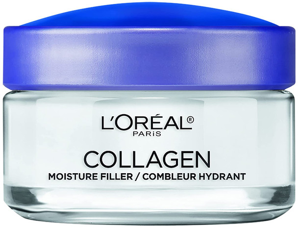 L'Oreal Paris Skincare Collagen Face Moisturizer, Day and Night Cream, Anti-Aging Face, Neck and Chest Cream to smooth skin and reduce wrinkles, 1.7 oz