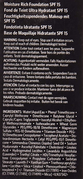 Bobbi Brown Moisture Rich Foundation SPF 15, No. 2 Sand, 1 Ounce