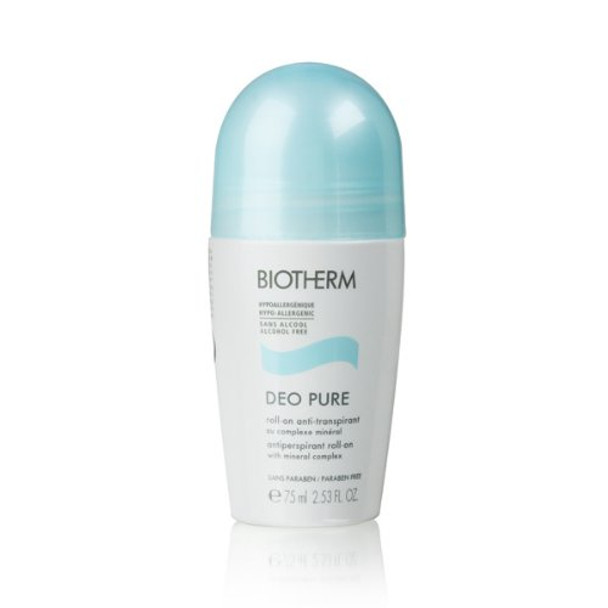 Deo Pure Antiperspirant Roll-On by Biotherm, 2.53 Ounce