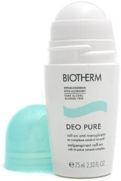 Deo Pure Antiperspirant Roll-on By Biotherm For Unisex - 2.53 Oz Antiperspirant