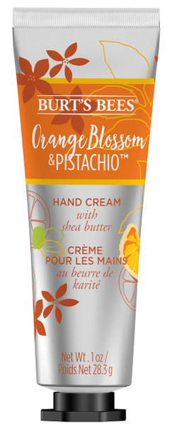 Burts Bees Orange Blossom & Pistachio Hand Cream with Shea Butter, 1 Oz (Package May Vary)