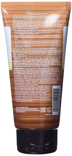 Australian Gold Instant Sunless Tanning Lotion, 6 Ounce | Rich Bronze Color with Fade Defy Technology | Energizes & Softens Skin | New Packaging Same Formula