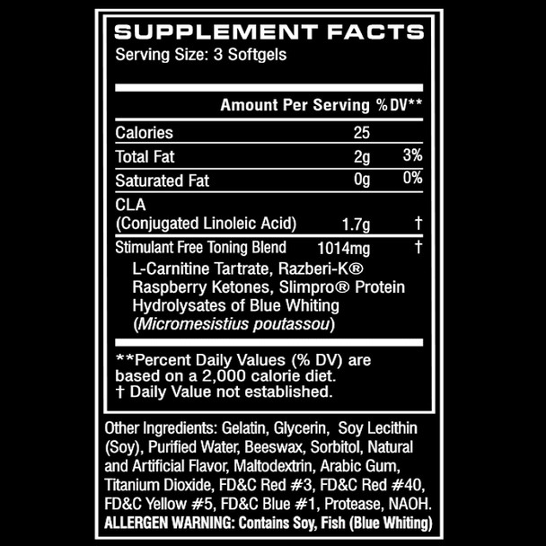 Cellucor CLK Non-Stimulant Fat Burner for Weight Loss with CLA, Conjugated Linoleic Acid, Raspberry Ketones, L-Carnitine, 90 Softgels