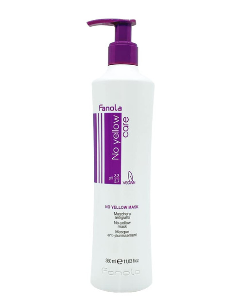 Fanola No Yellow Mask, Unscented, 11.83 Fl Oz