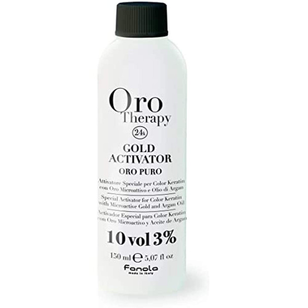 Fanola 10 Vol 3% Oro Therapy 24k Gold Activator, 150 ml