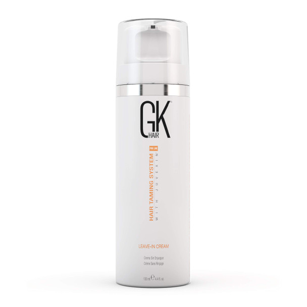 GK HAIR Global Keratin Leave In Conditioner Cream (4.4 Fl Oz/130ml) Conditioning Detangler Hydrating Smoothing Moisturizing & Frizz Control For Dry Damaged Hair Pre Swim Protection - All Hair Types