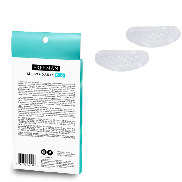 Freeman Micro-Darts Pro Skincare Variety Bundle, Undereye Patches For Dark Spot Remover & Face Wrinkle Patches, Hydrating & Brightening Skincare Product, Get Glowing Skin, 3 Count